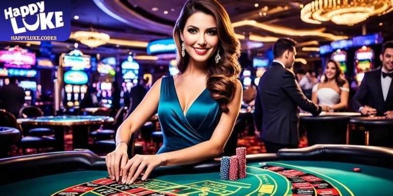 Sảnh Evo Happyluke – Không Gian Casino Trực Tuyến Đẳng Cấp 3 Giao diện mang phong cách châu Âu hiện đại